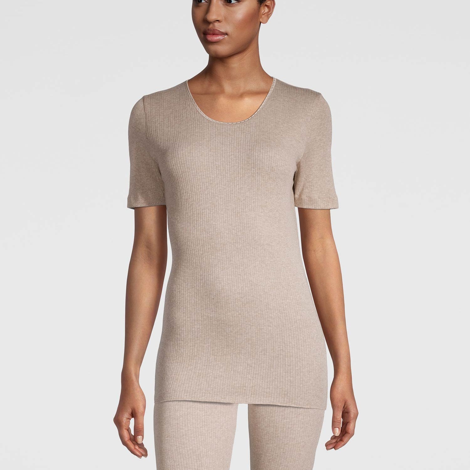 تي شيرت، خط رقبة مستدير, TERMOTEX®