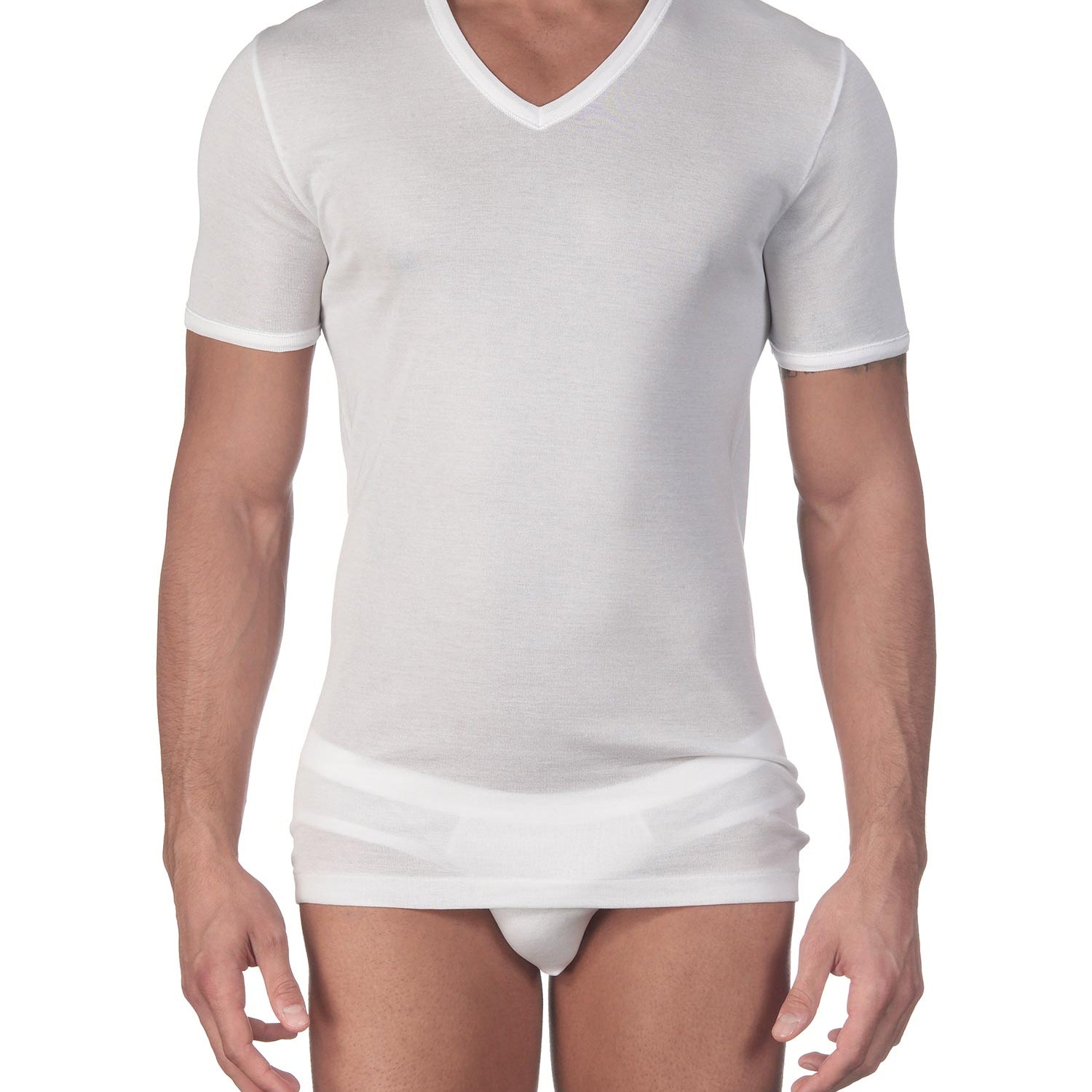 T-Shirt, V-Neck, FILOSCOZIA
