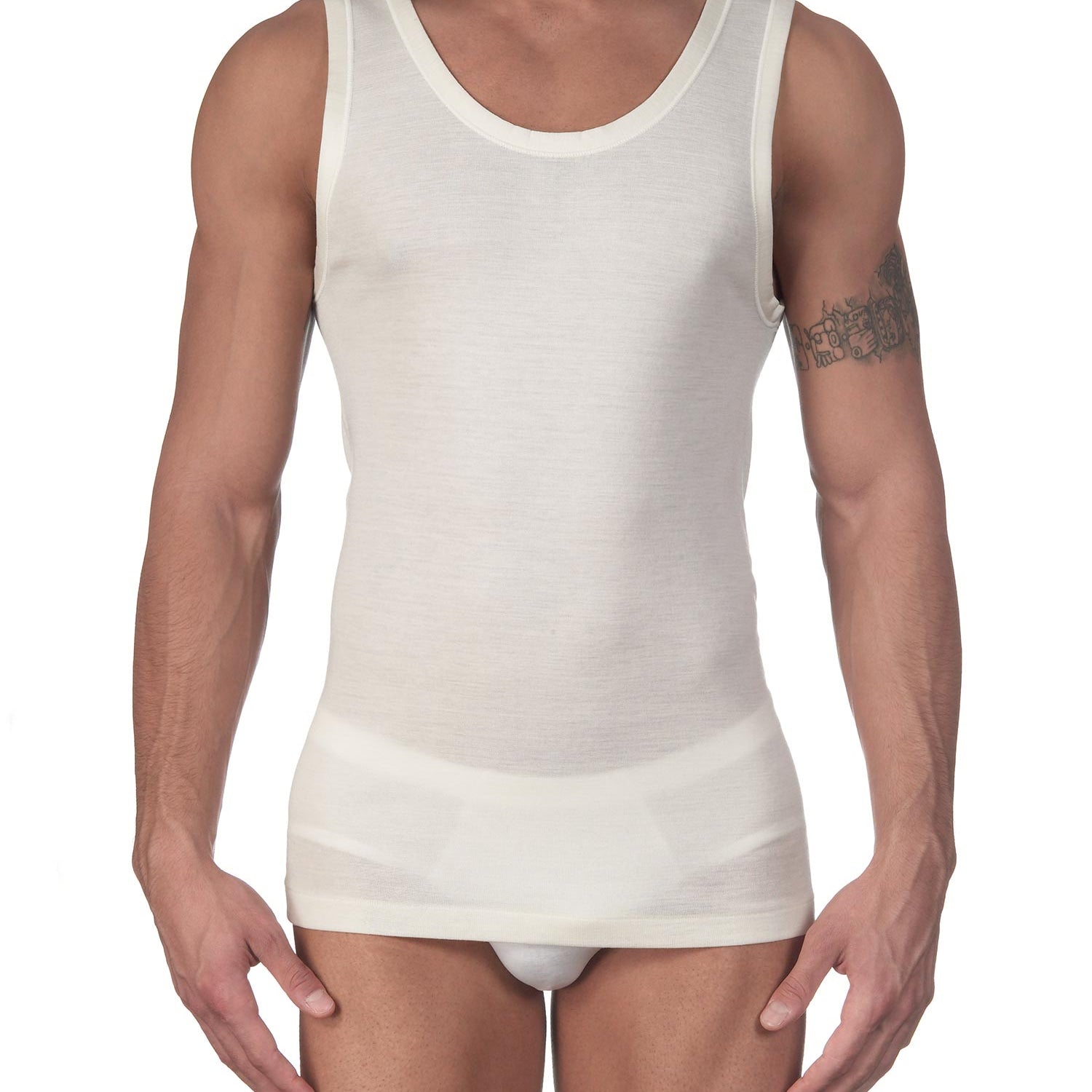 Tank top MERINO WOOL AND SILK