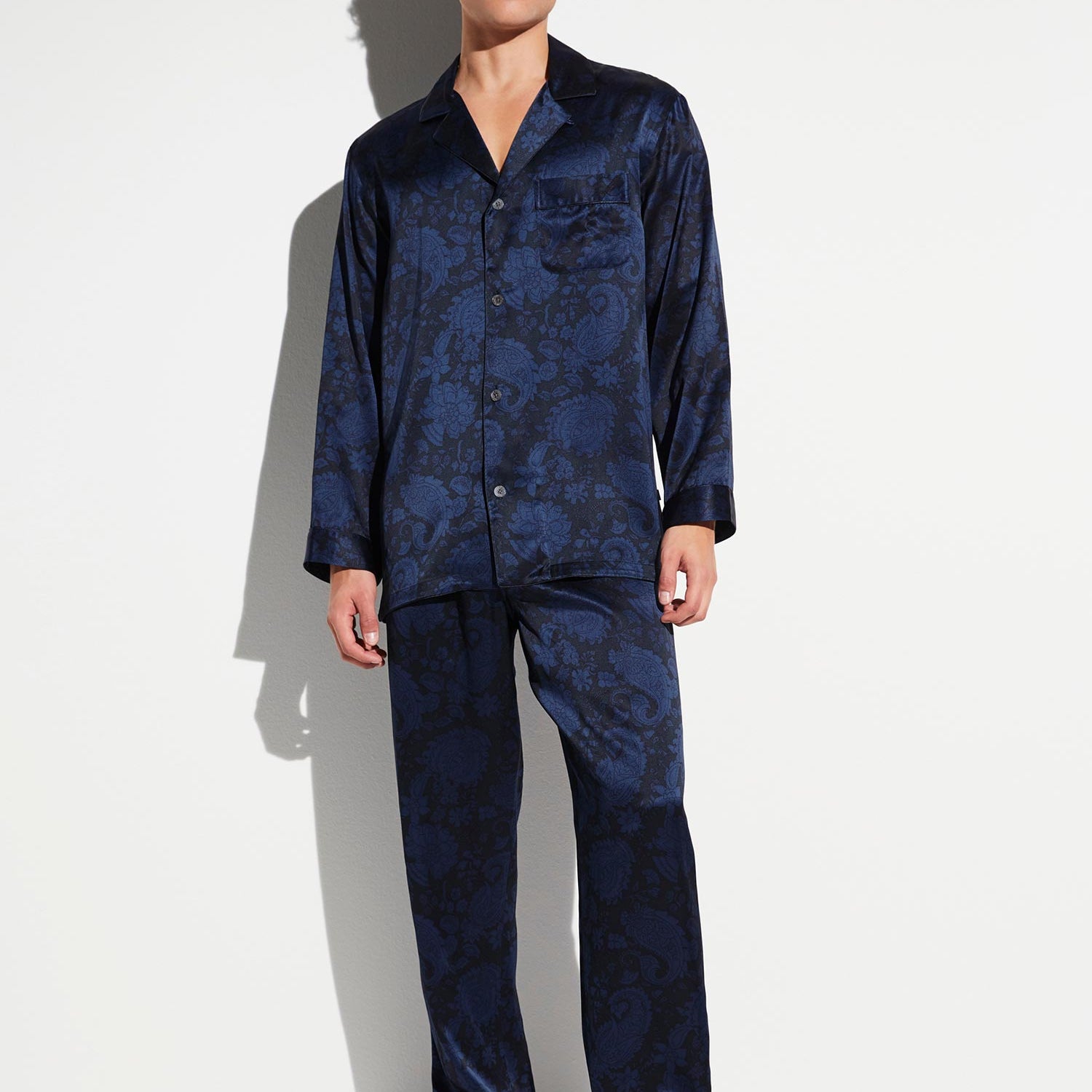 Pajamas, long, 6000 SILK NIGHTWEAR