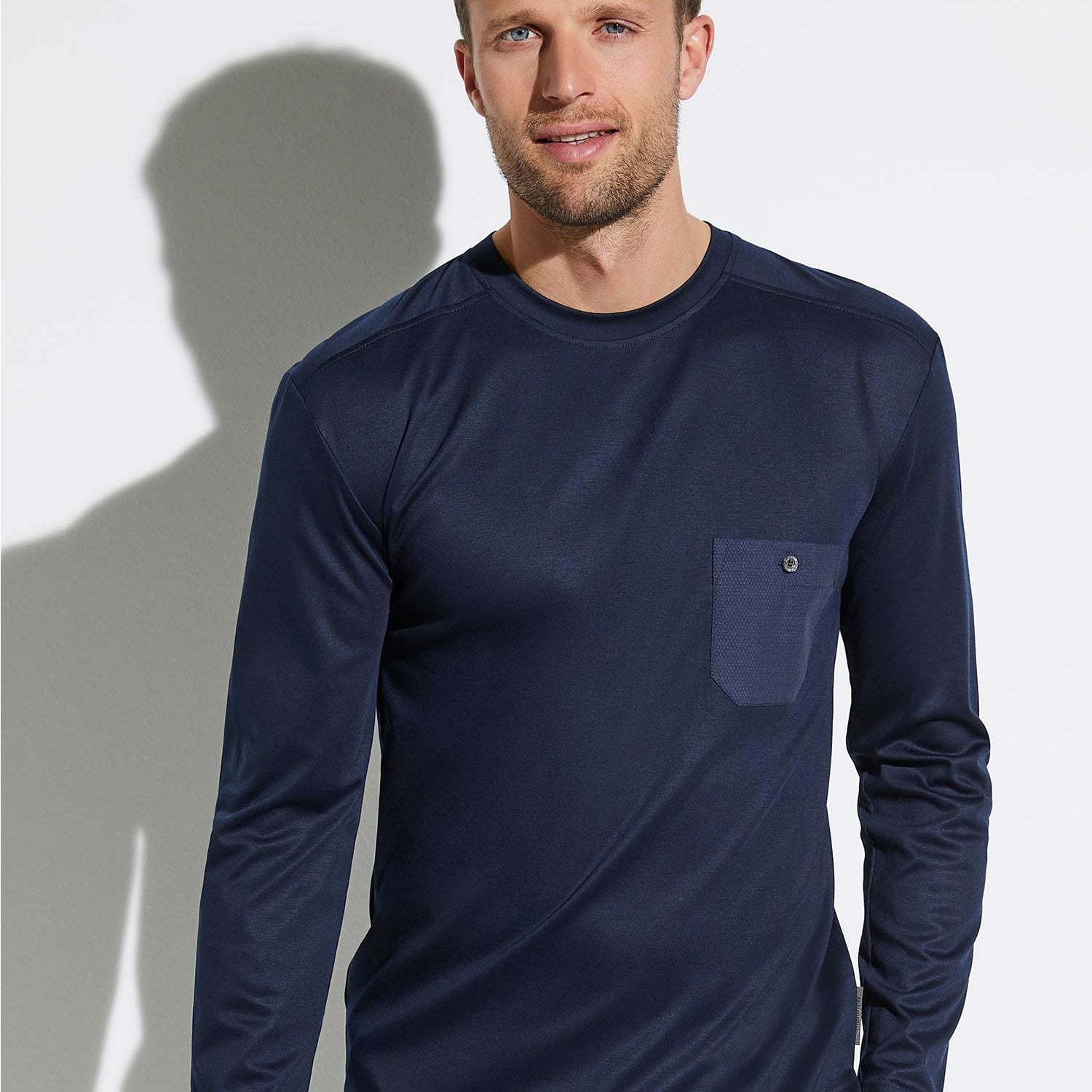 Shirt, langarm, 8520 MODERN LOUNGE