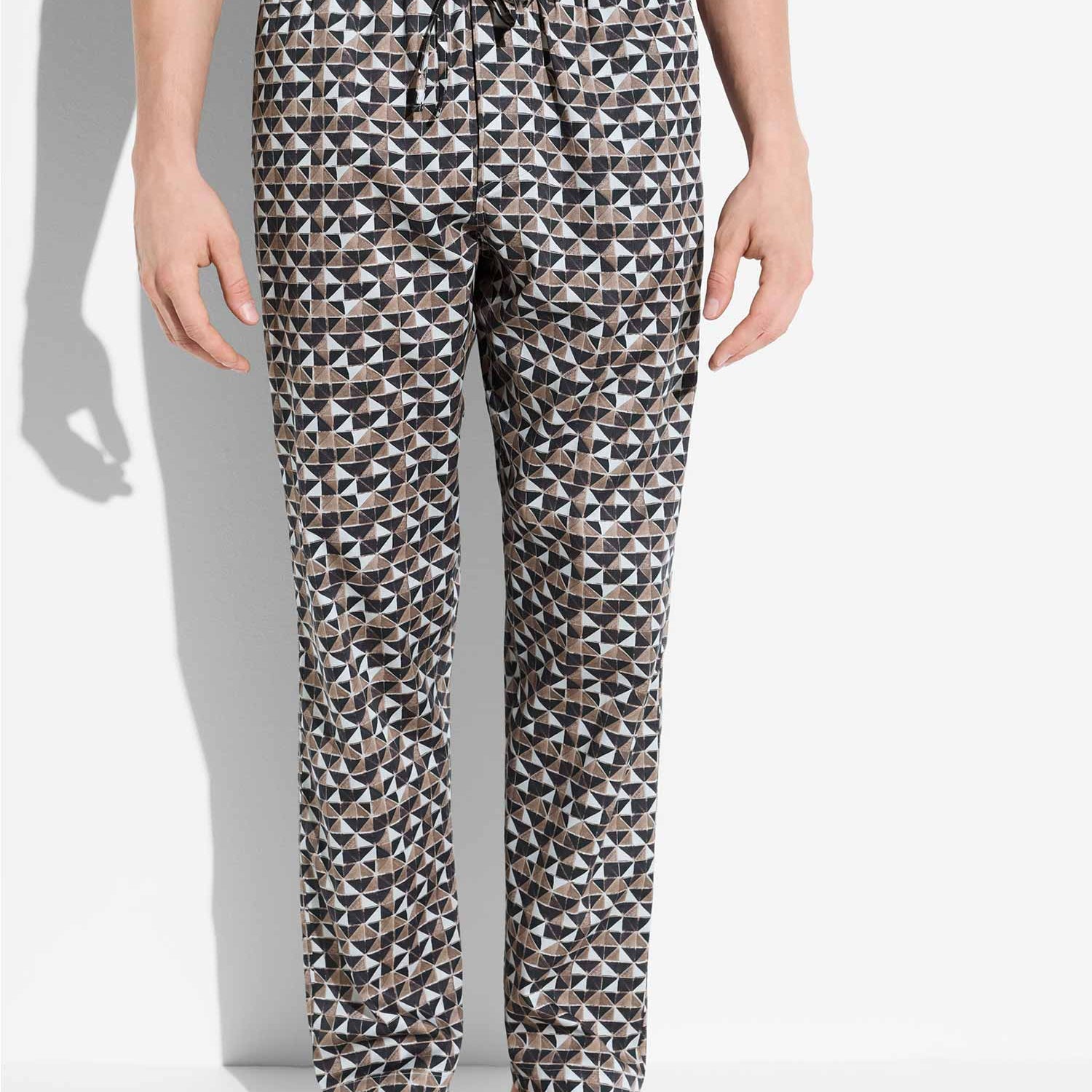 Longpant COTTON SATEEN PRINT, Grösse M