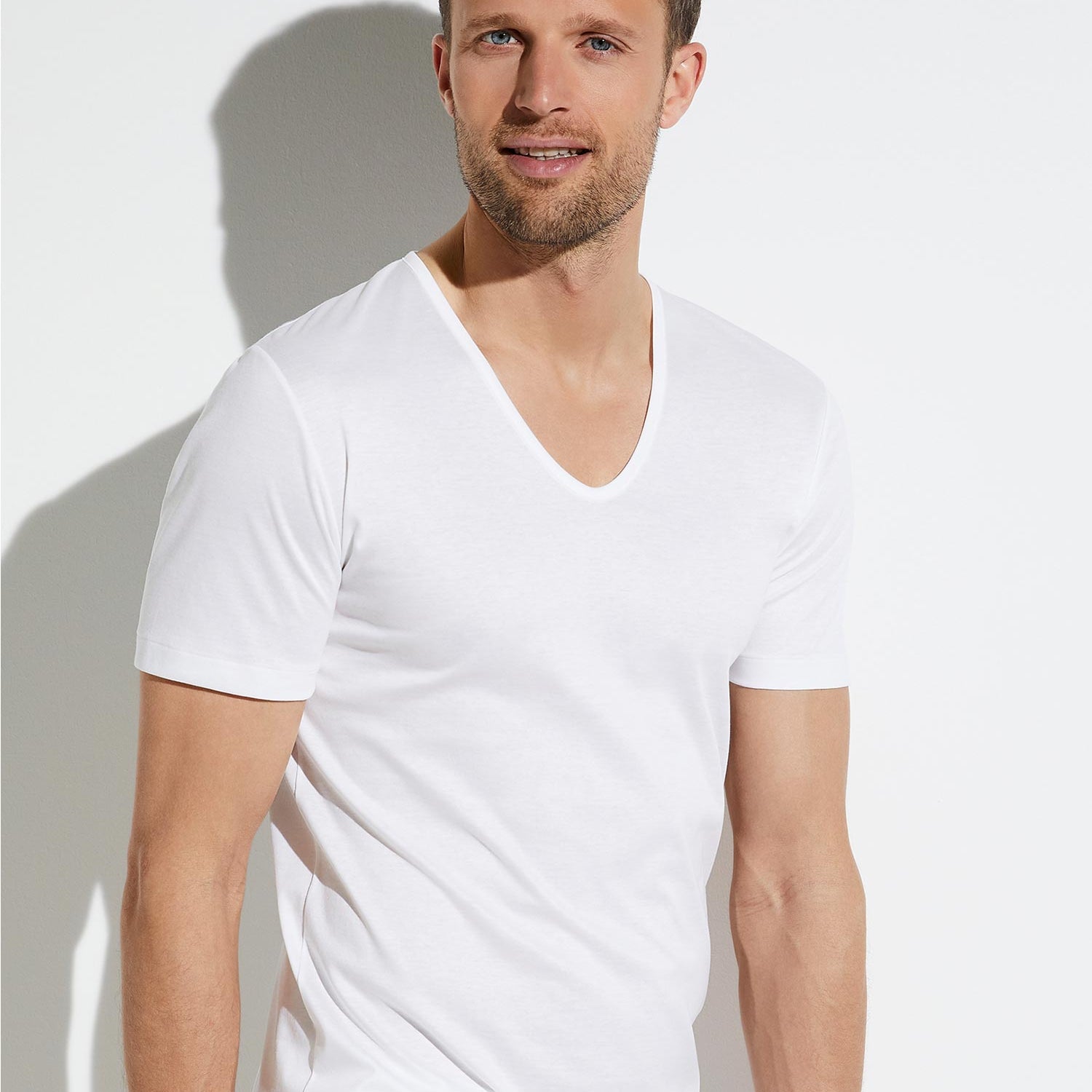 T-shirt, manica corta, scollo a V, 286 SEA ISLAND