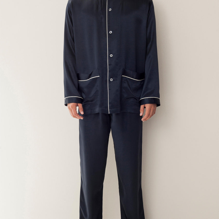 Pajamas, long, 6000 SILK NIGHTWEAR