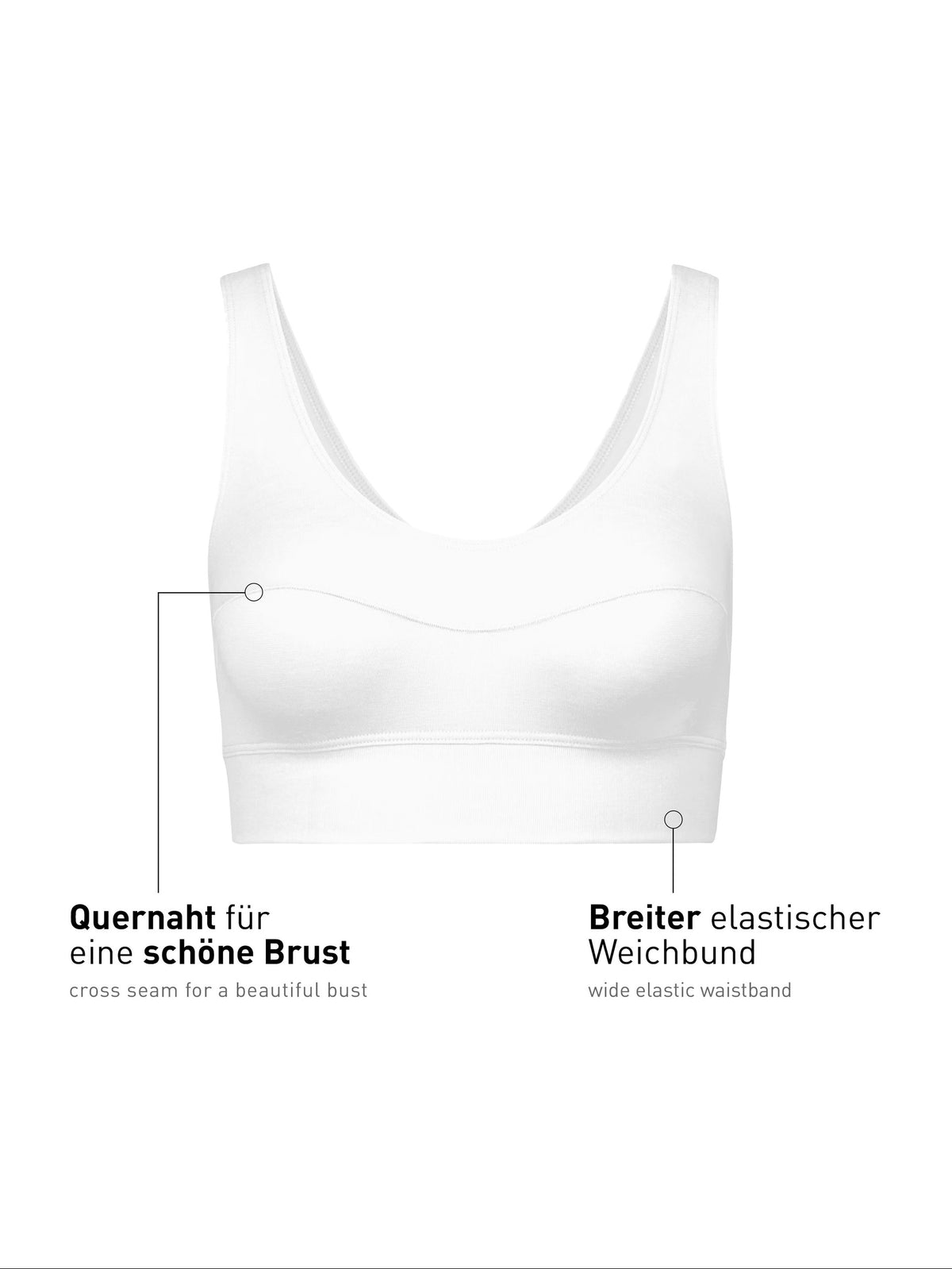 Bustier ELASTIC - blanc (CALIDA 001)