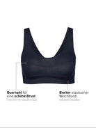 Bustier ELASTIC - bleu lapis foncé (CALIDA 339)