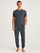 chemise à manches courtes DEEPSLEEPWEAR Warming - anthracite (CALIDA 989)