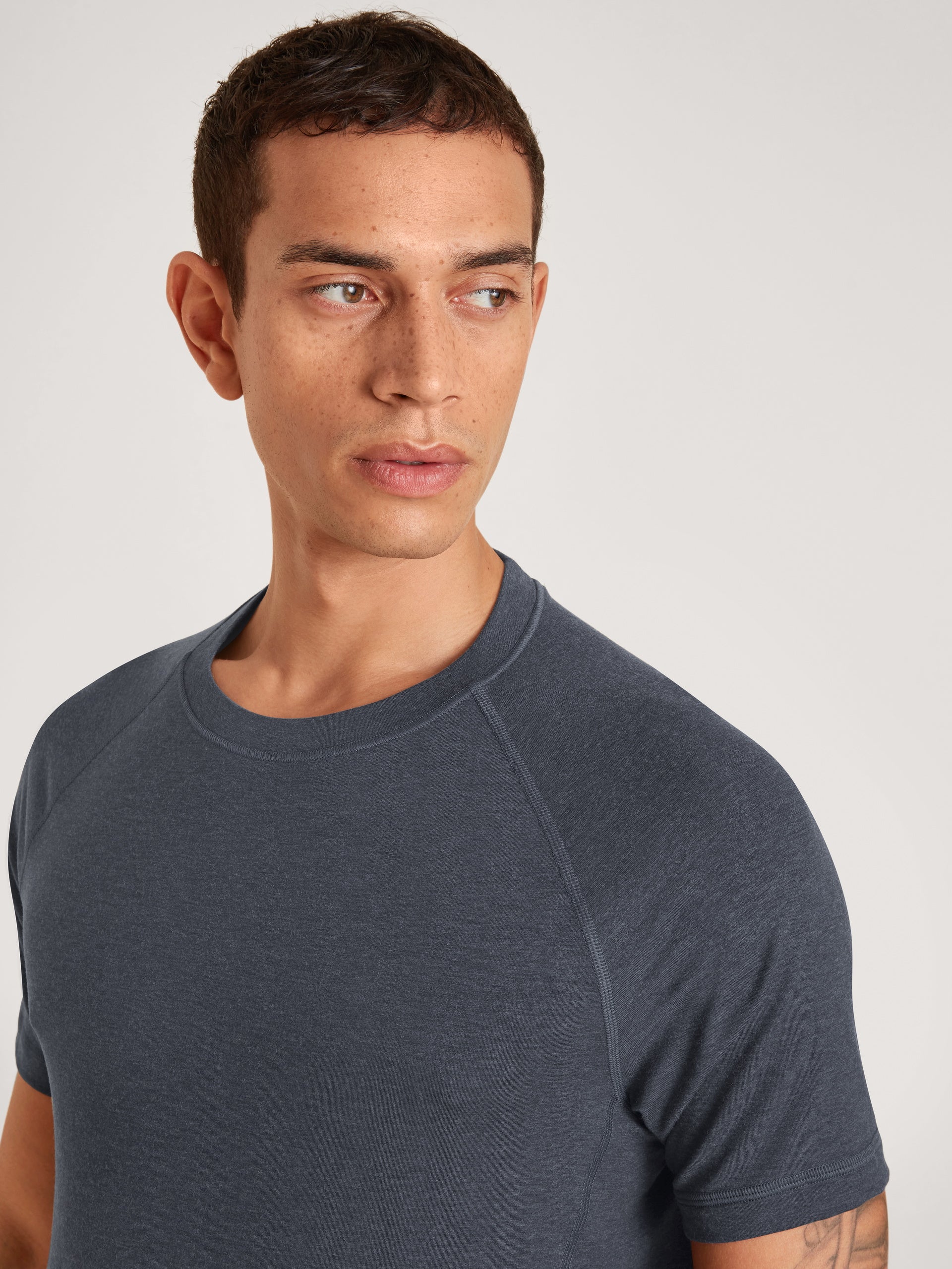 chemise à manches courtes DEEPSLEEPWEAR Warming - anthracite (CALIDA 989)
