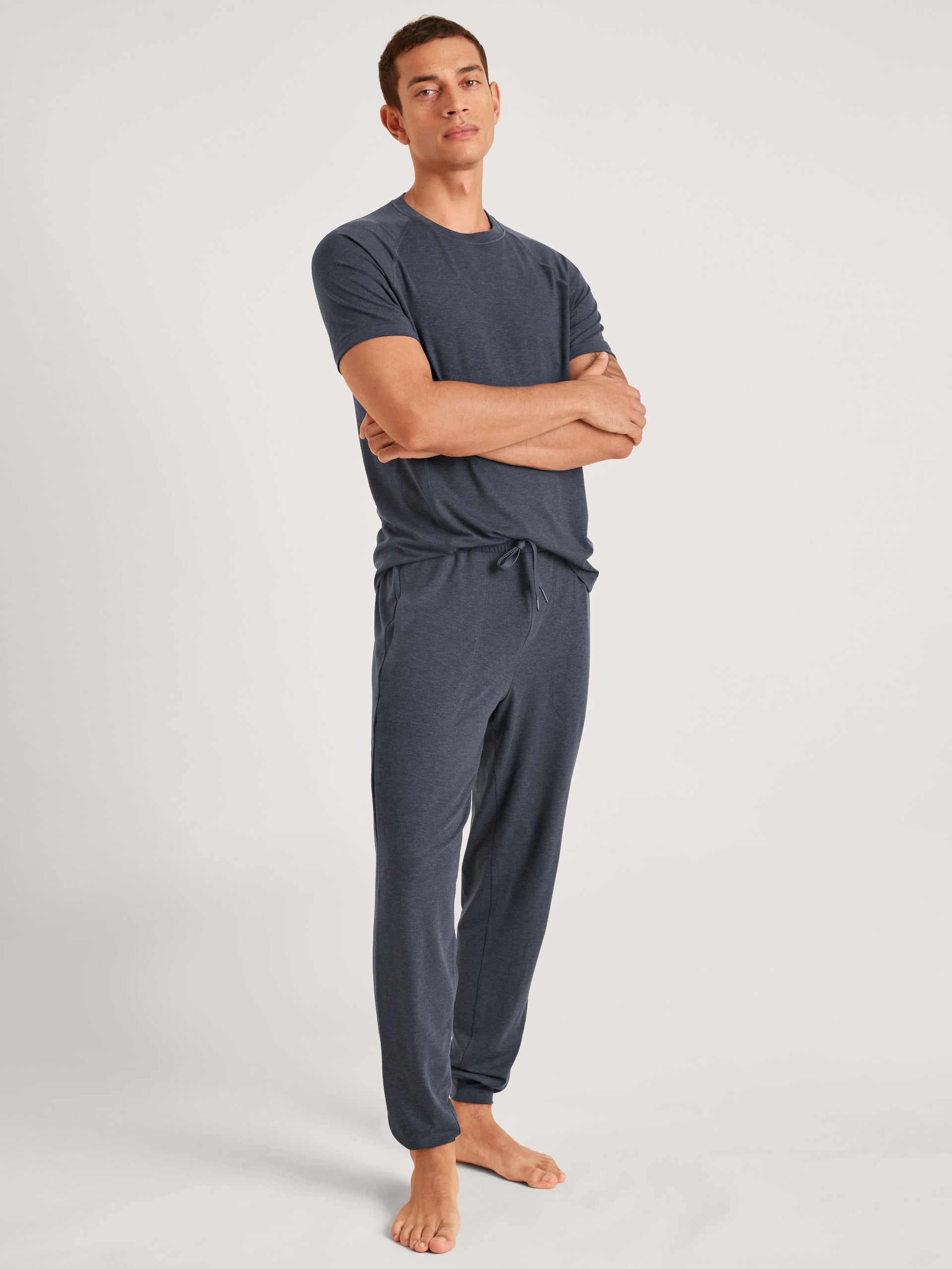 chemise à manches courtes DEEPSLEEPWEAR Warming - anthracite (CALIDA 989)
