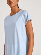 chemise à manches courtes DEEPSLEEPWEAR Cooling - bleu harmonieux (CALIDA 470)
