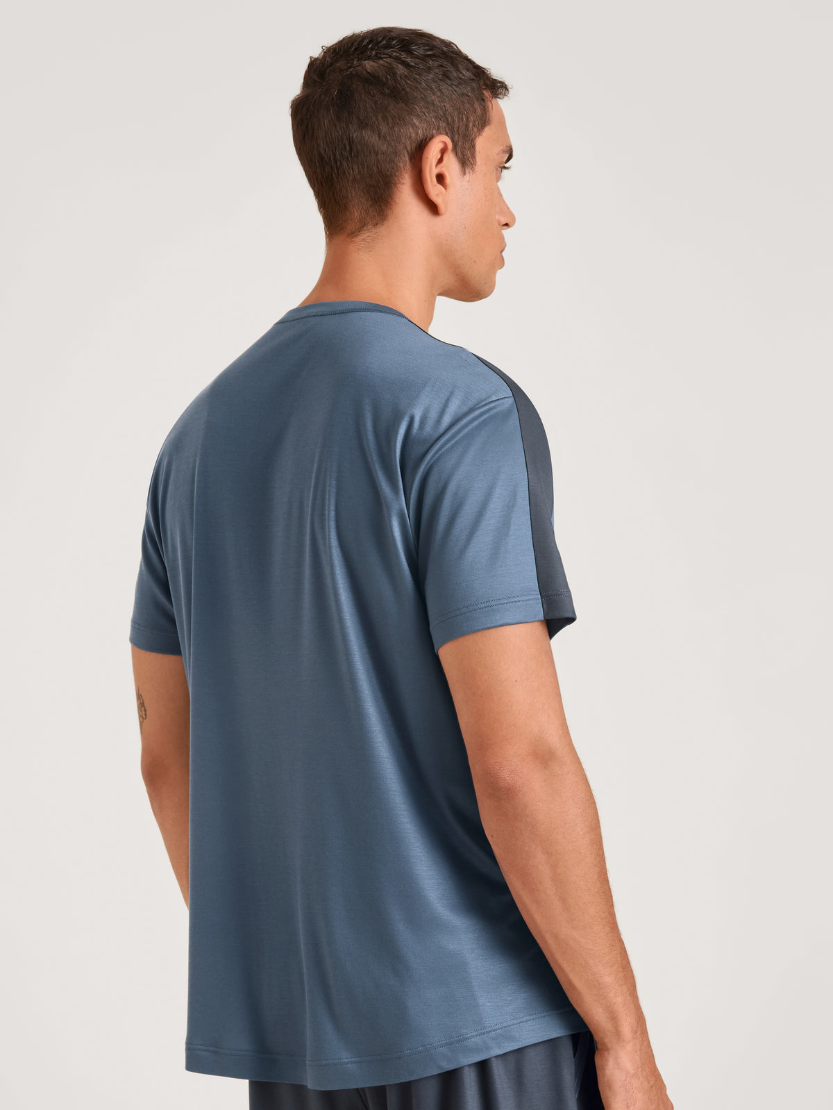 Kurzarm-Shirt DEEPSLEEPWEAR Cooling - vintage indigo (CALIDA 457)
