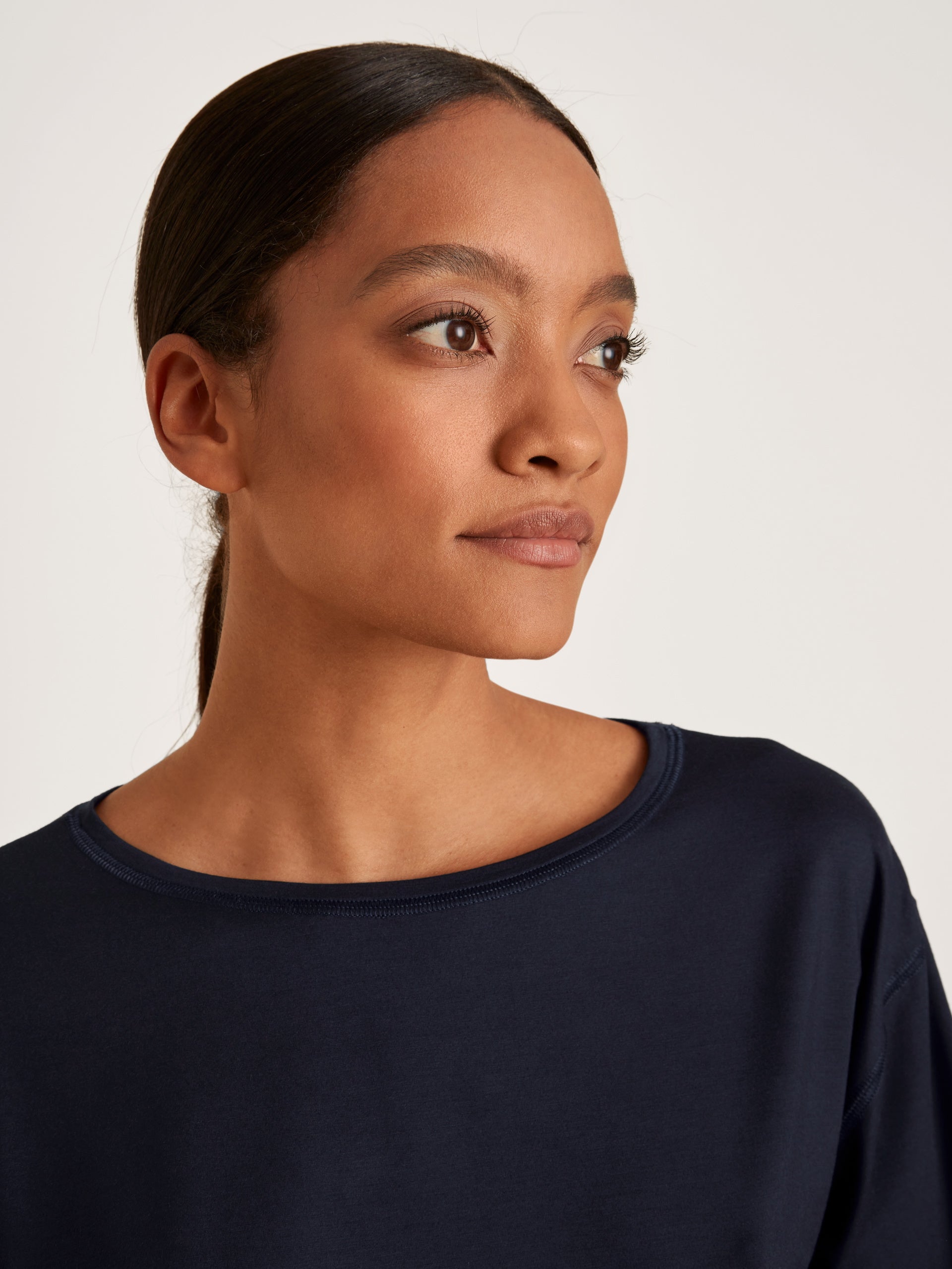 Short-sleeved shirt DEEPSLEEPWEAR Balancing - dark lapis blue (CALIDA 339)