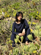 Langarm-Shirt DEEPSLEEPWEAR Balancing - dark lapis blue (CALIDA 339)