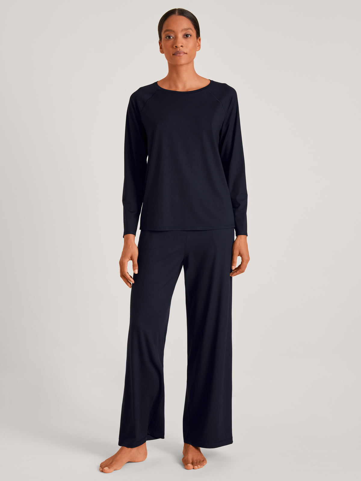 Langarm-Shirt DEEPSLEEPWEAR Balancing - dark lapis blue (CALIDA 339)