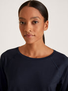 Langarm-Shirt DEEPSLEEPWEAR Balancing - dark lapis blue (CALIDA 339)