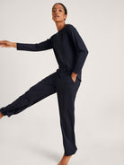 Langarm-Shirt DEEPSLEEPWEAR Balancing - dark lapis blue (CALIDA 339)