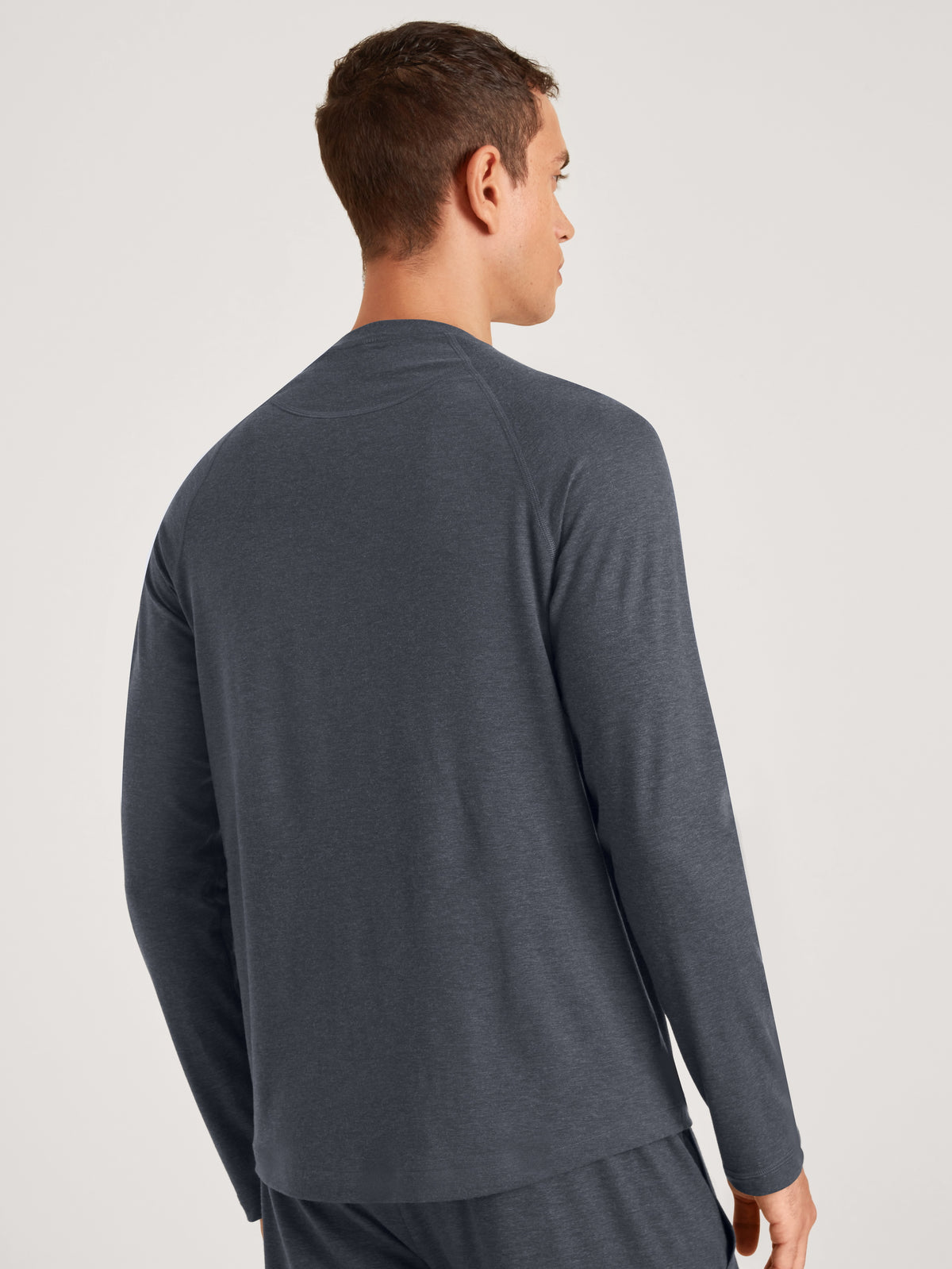 Long-sleeved shirt DEEPSLEEPWEAR Warming - anthracite (CALIDA 989)