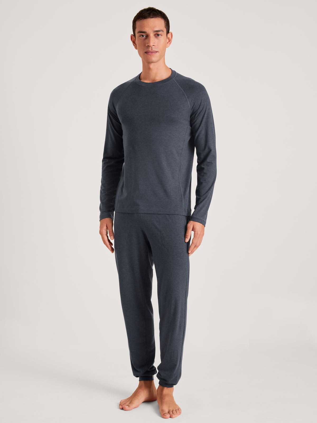 Long-sleeved shirt DEEPSLEEPWEAR Warming - anthracite (CALIDA 989)
