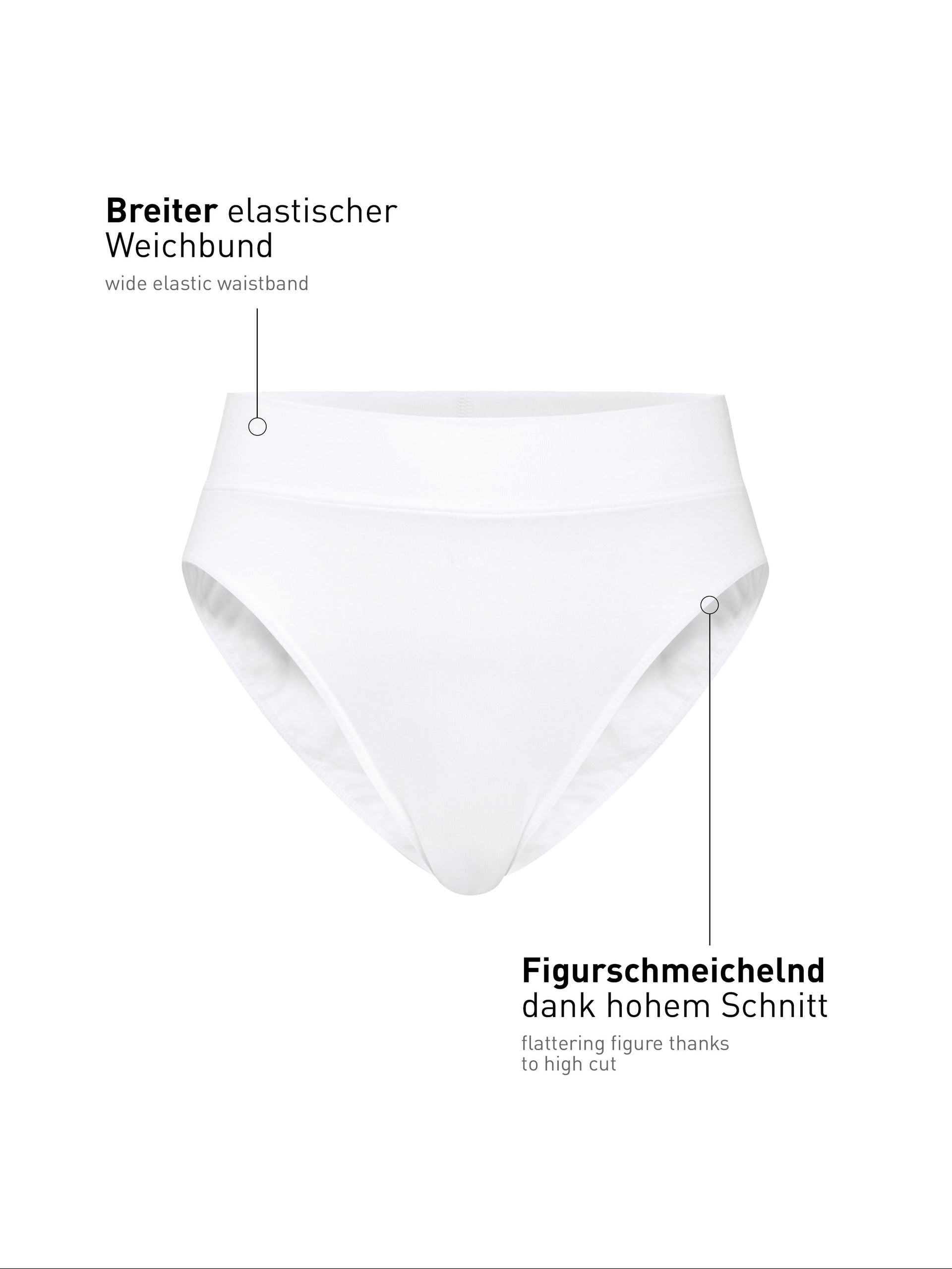 Waist briefs with soft waistband ELASTIC - white (CALIDA 001)