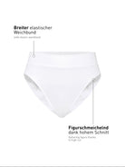 Waist briefs with soft waistband ELASTIC - white (CALIDA 001)