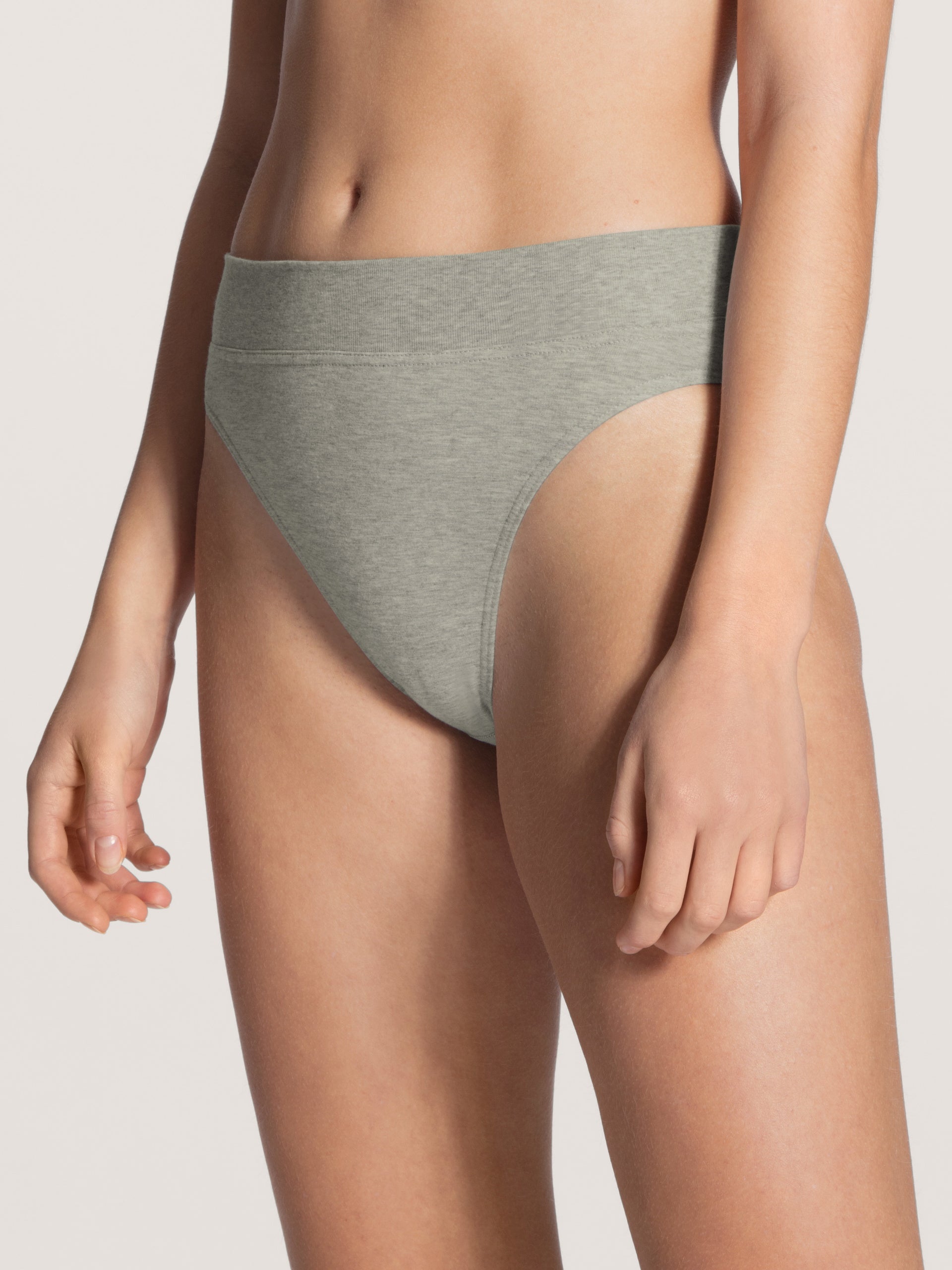 Waist briefs with soft waistband ELASTIC - stone mottled (CALIDA 096)