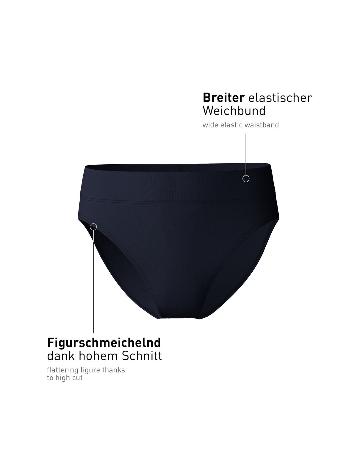 Waist briefs with soft waistband ELASTIC - dark lapis blue (CALIDA 339)