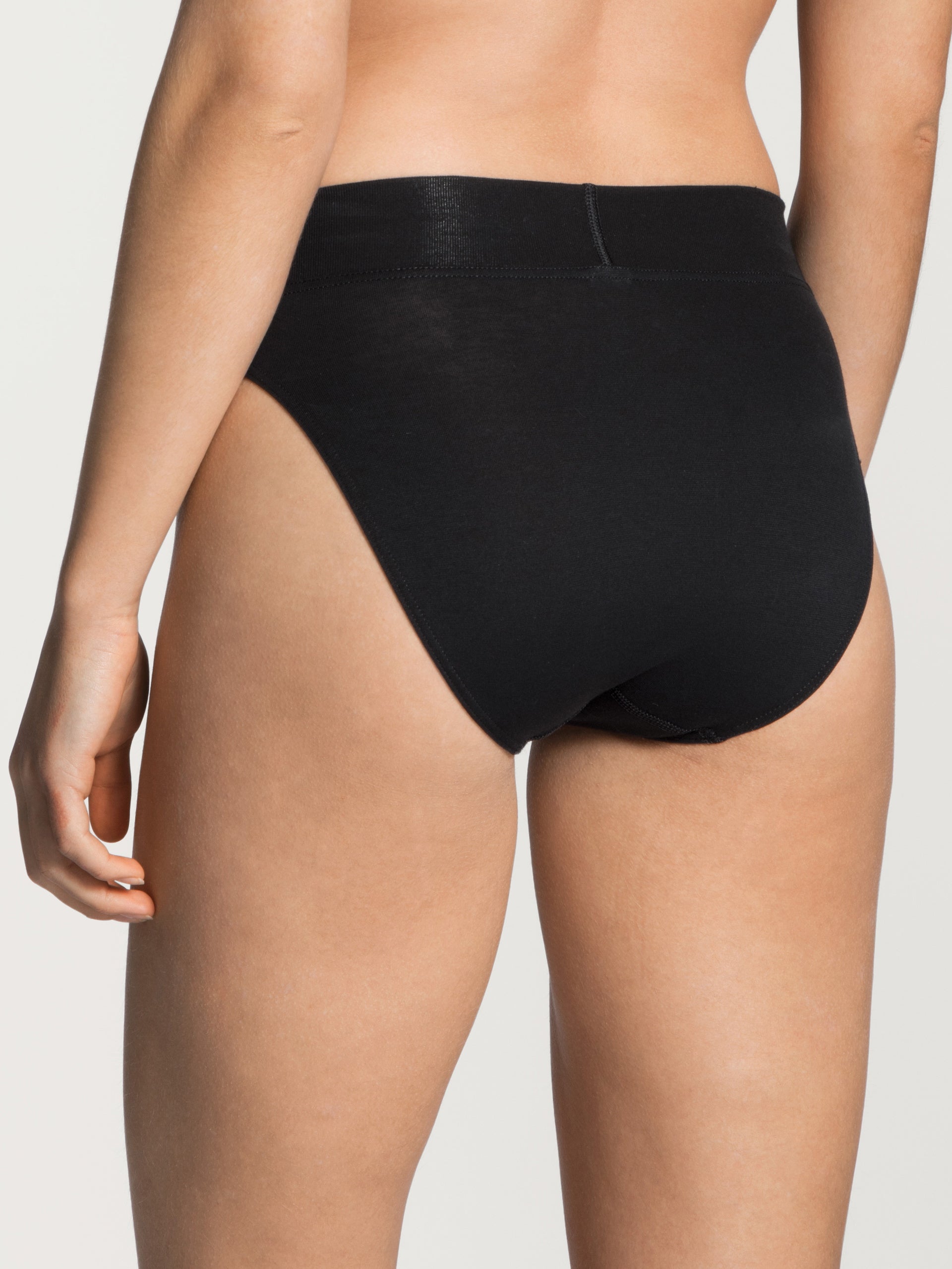 Waist briefs with soft waistband ELASTIC (2-pack) - black (CALIDA 992)