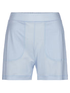 Pantalon de pyjama court avec poches latérales DEEPSLEEPWEAR Cooling - bleu harmonieux (CALIDA 470)