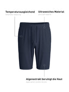 Bermuda avec poches latérales DEEPSLEEPWEAR Balancing - bleu saphir (CALIDA 480)