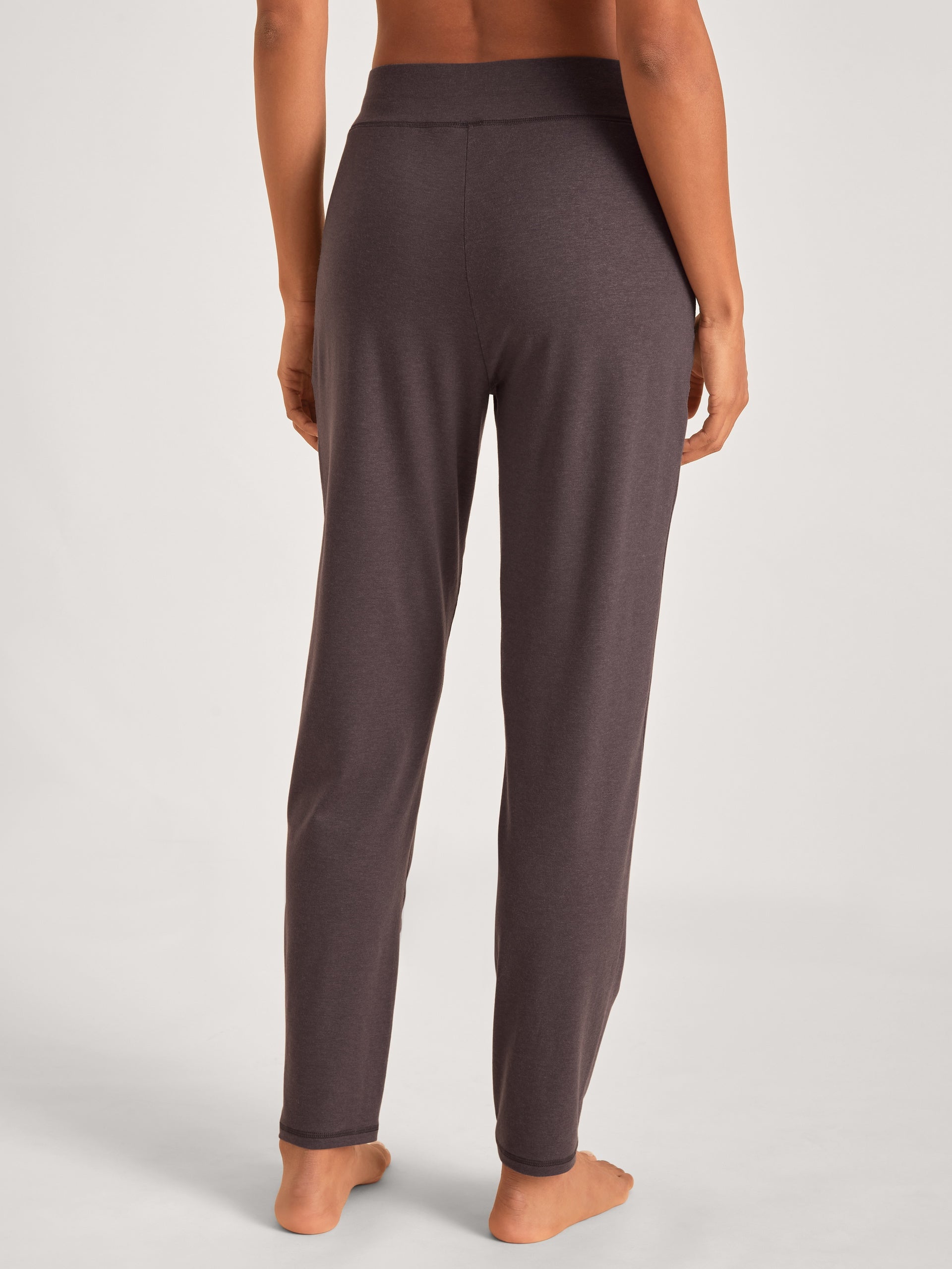 Pajama pants with side pockets DEEPSLEEPWEAR Warming - soft taupe (CALIDA 327)
