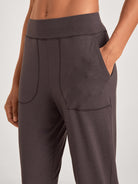 Pyjamahose mit Seitentaschen DEEPSLEEPWEAR Warming - soft taupe (CALIDA 327)