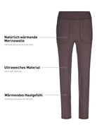 Pyjamahose mit Seitentaschen DEEPSLEEPWEAR Warming - soft taupe (CALIDA 327)