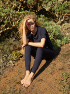 Pantalon de pyjama à revers DEEPSLEEPWEAR Balancing - bleu lapis foncé (CALIDA 339)