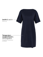 Chemise de nuit à manches courtes (95 cm) DEEPSLEEPWEAR Balancing - bleu lapis foncé (CALIDA 339)