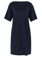 Chemise de nuit à manches courtes (95 cm) DEEPSLEEPWEAR Balancing - bleu lapis foncé (CALIDA 339)