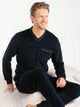 Pyjamas, long NIGHT AND HOME, terry (towelling) 