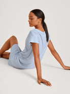 Sleepshirt / Nachthemd (95 cm) DEEPSLEEPWEAR Cooling - harmony blue (CALIDA 470)