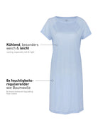 Sleepshirt / Nachthemd (95 cm) DEEPSLEEPWEAR Cooling - harmony blue (CALIDA 470)