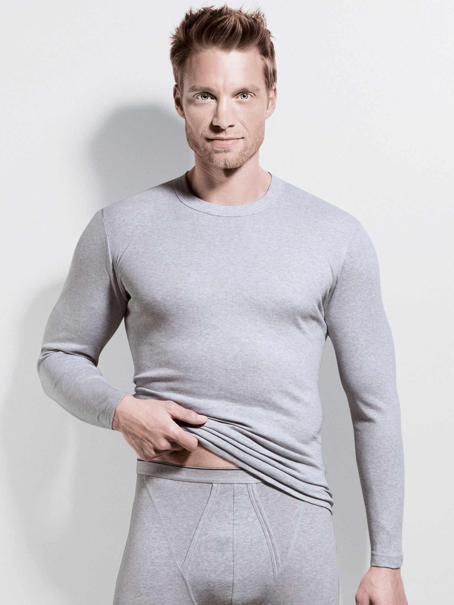 衬衫长袖, 圆领, SPORT 