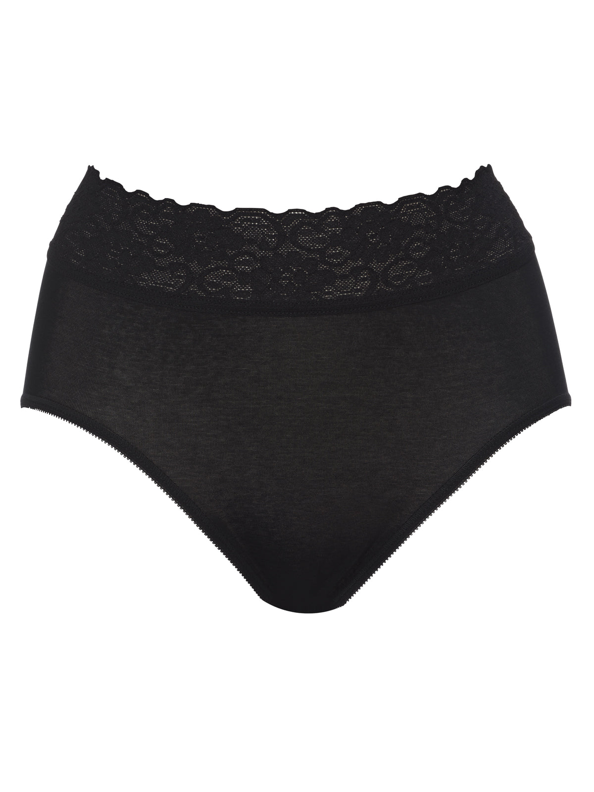CALIDA Midislip mit Lycra-Spitzenbund ICONICS LYCRASPITZE 23907 in Schwarz (992) – Freisteller