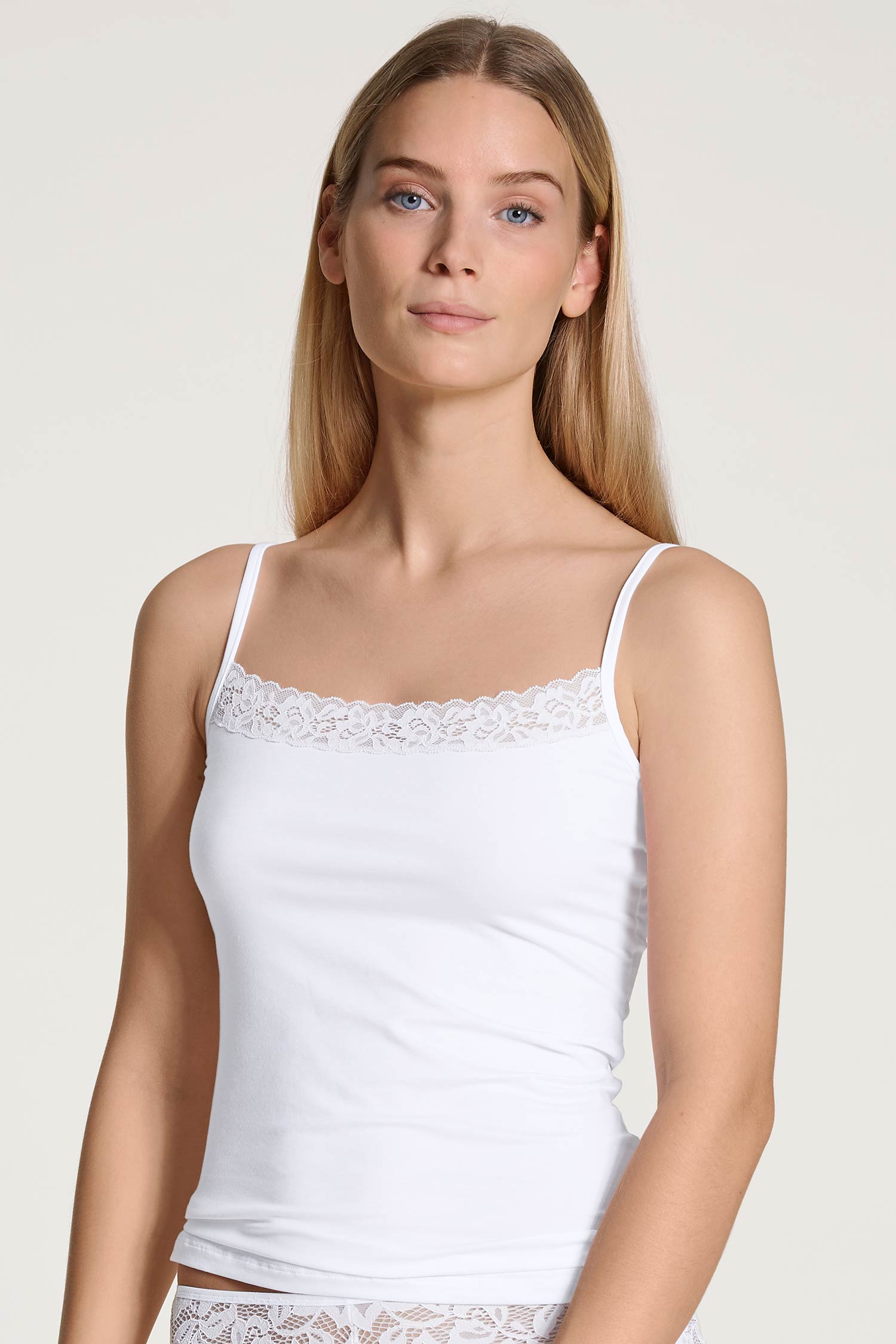 Top spaghetti NATURAL COMFORT LACE 