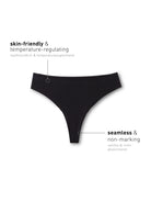 CALIDA Damen-String NATURAL SKIN in black C2C (CALIDA 995)