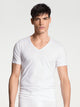 T-shirt, col en V, COTTON CODE 