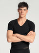 T-shirt, col en V, COTTON CODE 