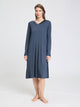 Nightdress TYRA, langarm, Länge 110cm, Grösse S