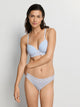 Soutien-gorge rembourré MOMENTS, Soutien-gorge à coque, en couleur d'été bleu colombe 
