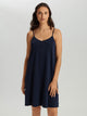 Spaghetti dress, 95cm length, COTTON SILK 