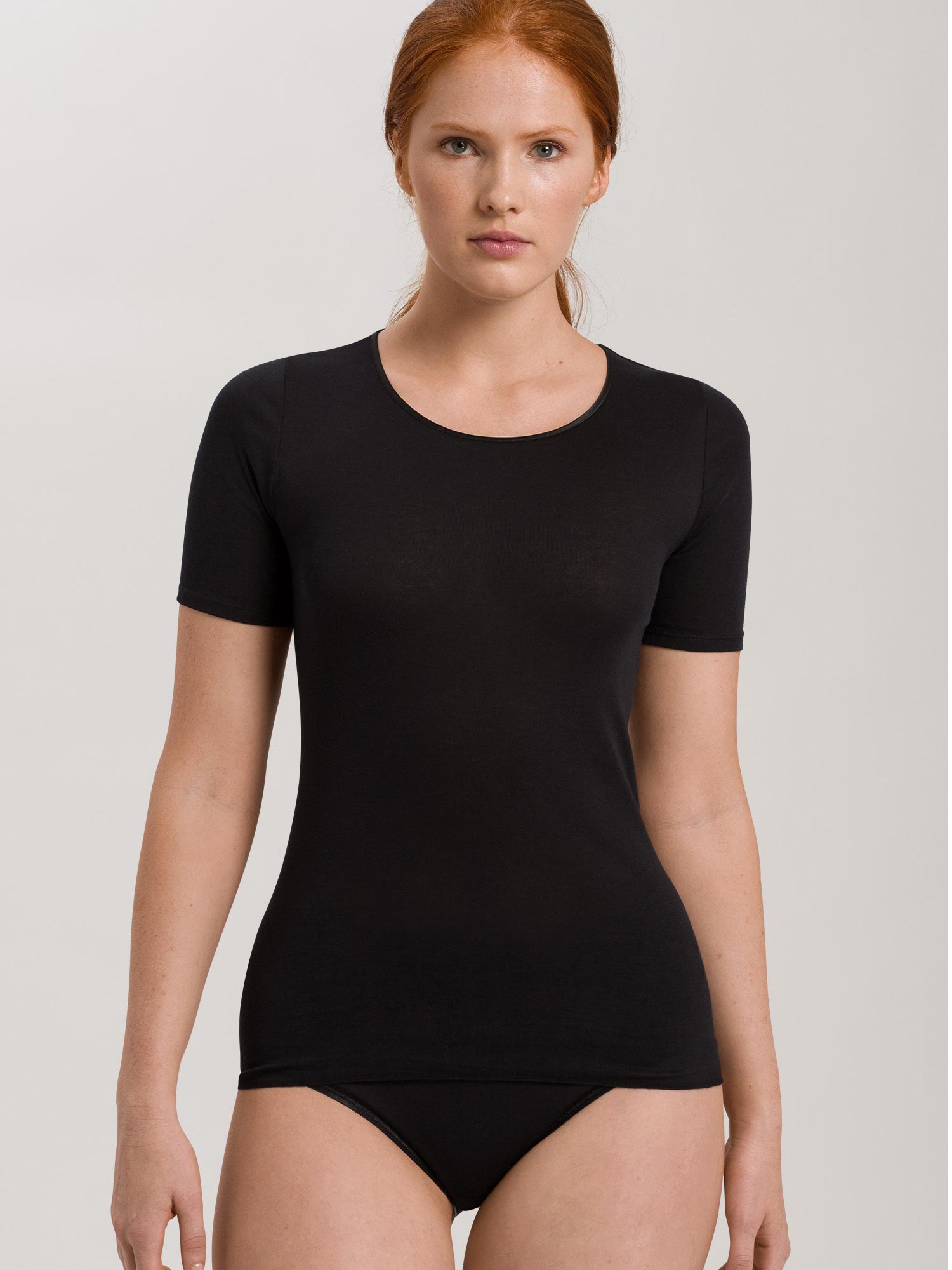 قميص، ياقة دائرية،  COTTON SEAMLESS 