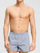 Boxer-Shorts FANCY WOVEN, mit Eingriff, in Herbst-Farben, Grössen M & L