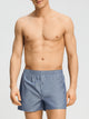 Boxer-Shorts FANCY WOVEN, mit Eingriff, in Herbst-Farben, Grössen M & L